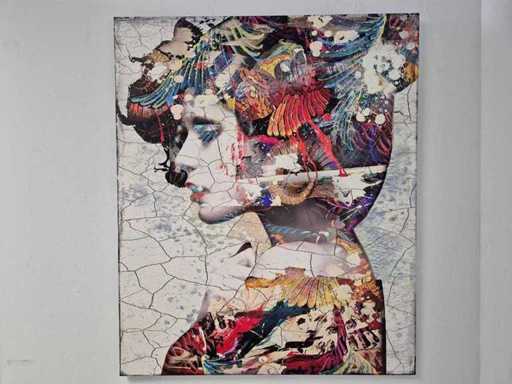 Jochem - Cuir Dibond - 120 x 100 cm.