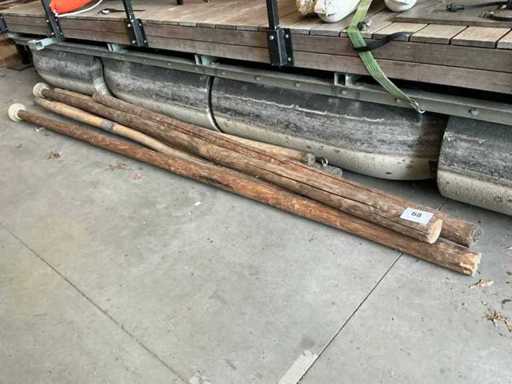 Diverses poutres en bois (7x)