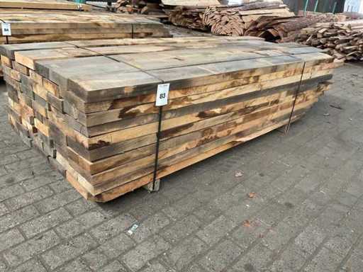European Chestnut shelves 52 mm approx. 1.4 m³