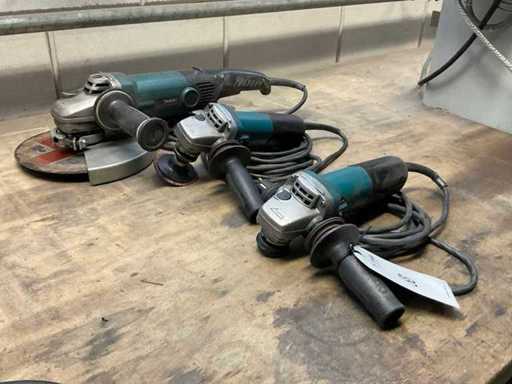 Makita Angle grinder (3x)