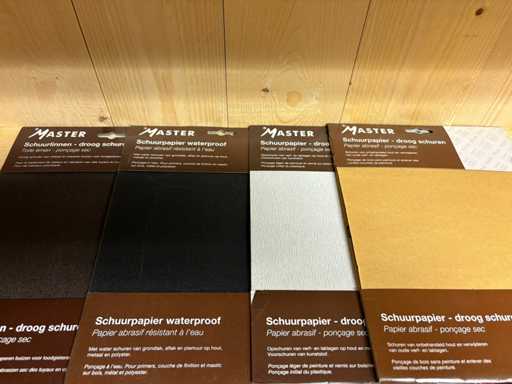 MASTER Schuurpapier - 3 & 5 pack (400x)