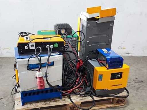 Batch of loader parts