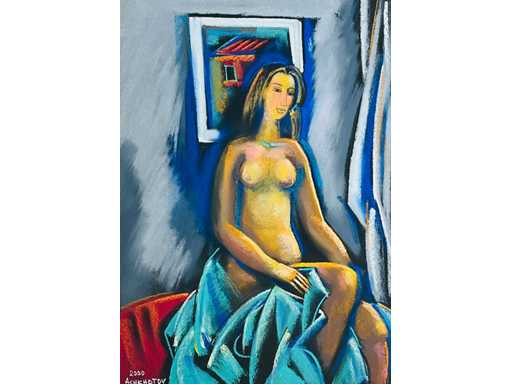 Mikhail Ashkotov - naakt - pastel