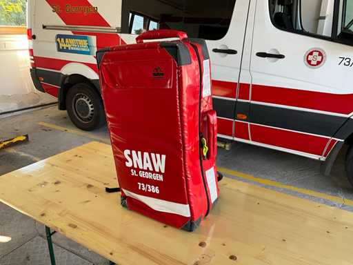 Emergency backpack with contents