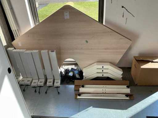 Markant Stand-up Demontierter Höhenverstellbarer Konferenztisch