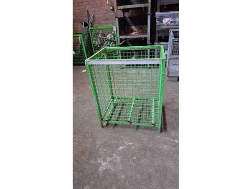 Chariots de rangement en métal (3x)