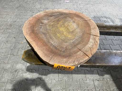 Rosewood schijf, Dikte 75mm, Ø 600mm