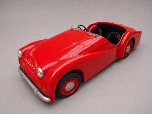 1950s Triumph TR3 Pedal Car | British Sports Car Style Vintage Pedal Car