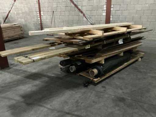 Folia EPDM i partia drewna