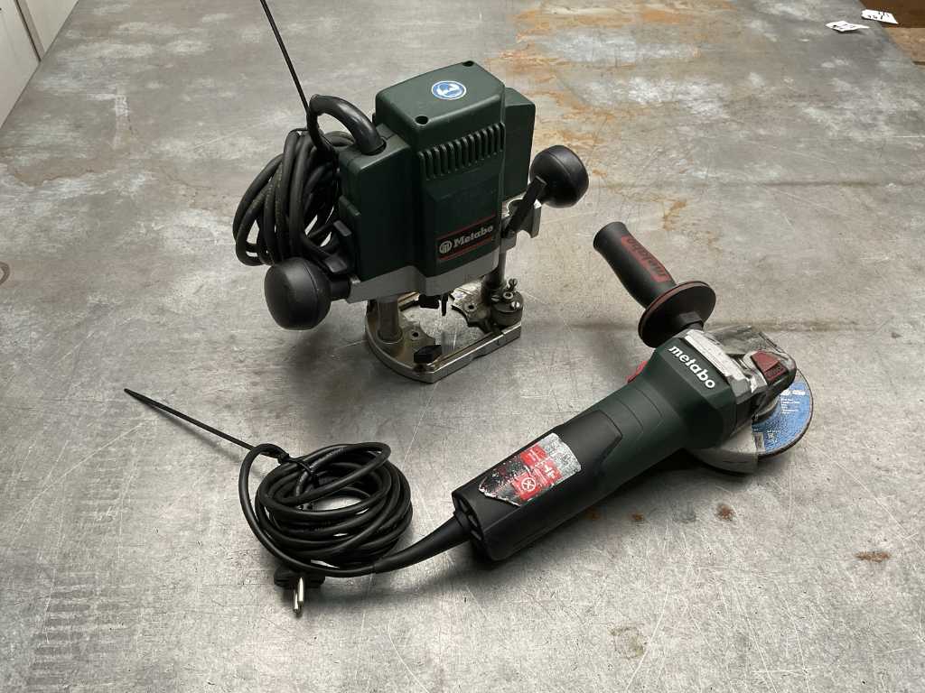 Metabo Router & Angle Grinder