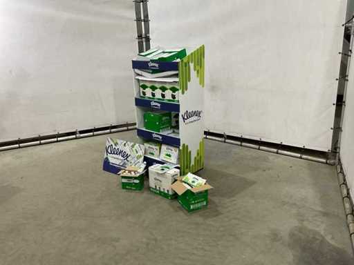 Kleenex - Esposizione con materiali igienici