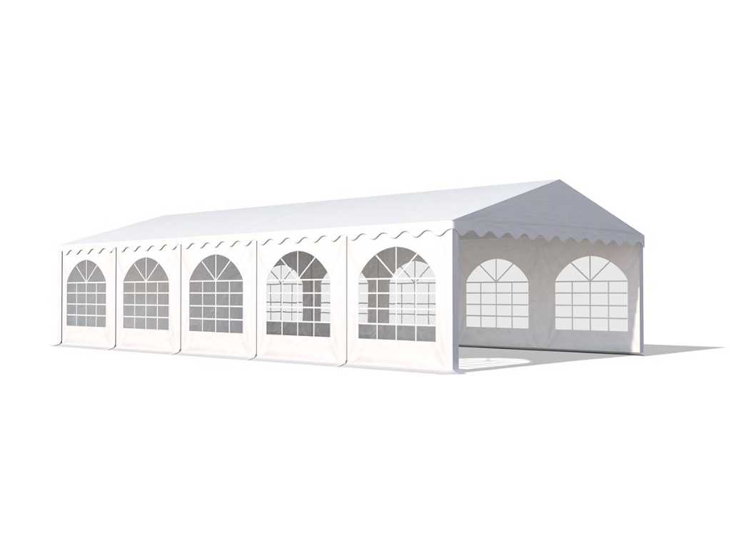 1 x PVC marquee 5 x 10 m - White/Red