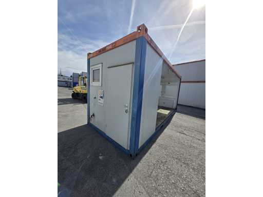 CONTAINEX ANLAGENCONTAINER MIT WC UND KK 20´, HALBSCHALE  Container