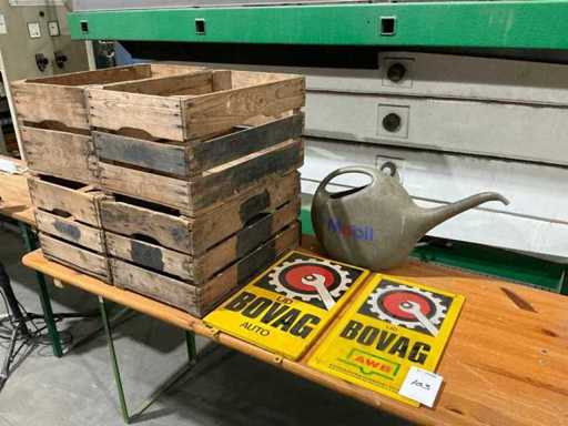 Panneau publicitaire Bovag (2x)