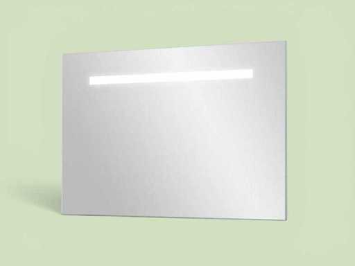 Mirror with LED lighting on sensor 100x65cm