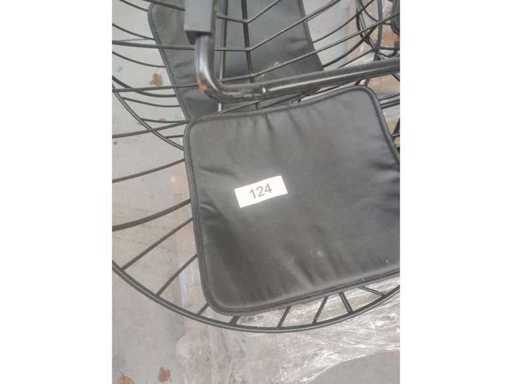 Lot of 4 lounge bucket seats (black) (4x)