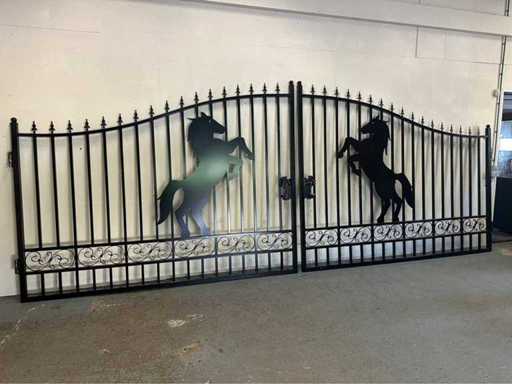 Cancello/Cancello d'ingresso Rhino-Cross-Gates Horse 496CM 16ft