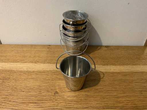 Wiadro ze stali nierdzewnej Ø 9 cm (22x)