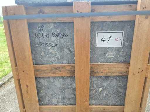 Piastrelle per pavimento NERO PORTORO