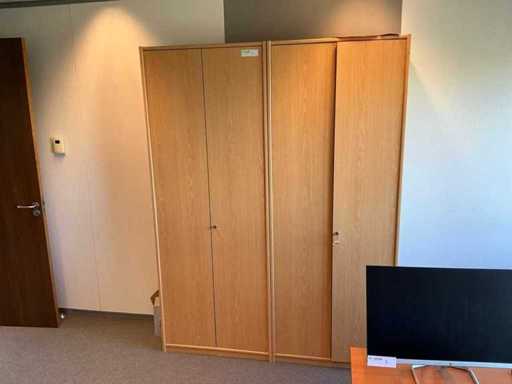 Armoire de rangement 2 portes (2x)