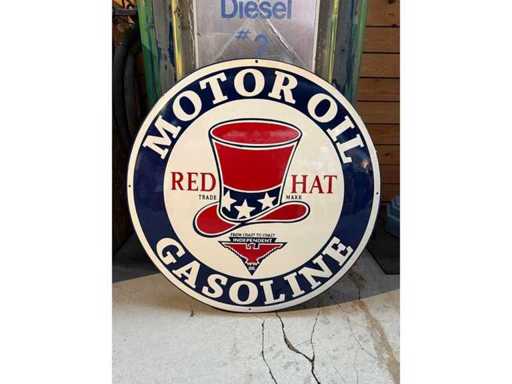 Placă emailată cu ulei de motor 70cm - Obiect decorativ