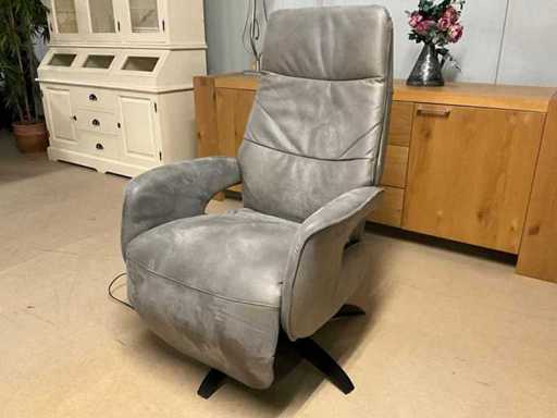 Fauteuil inclinable électrique en cuir