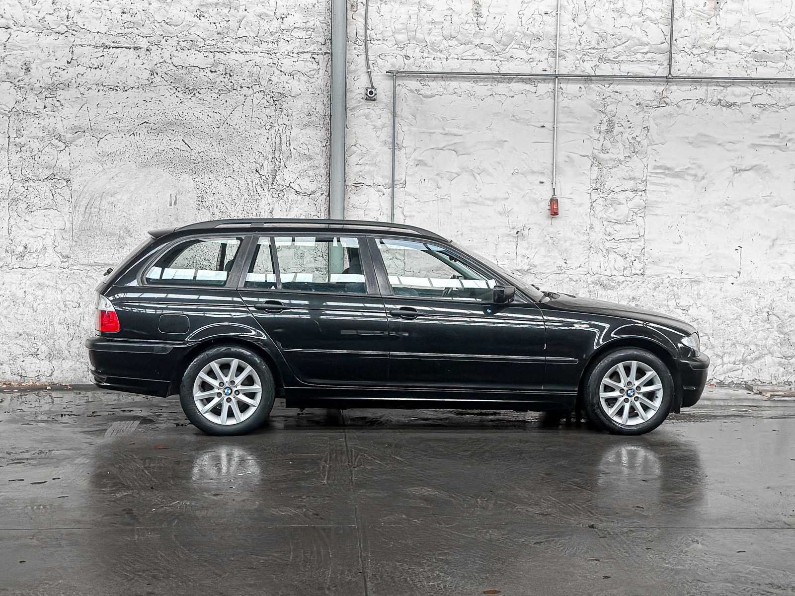 BMW 316i Touring Black & Silver 3-serie 114pk 2003,  62-LK-SL