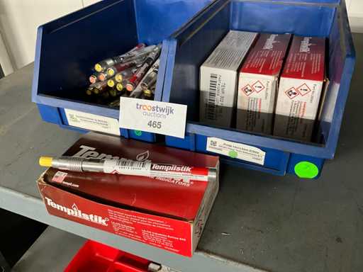 Indicateurs de température des Tempilstik par lots