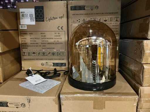 Lot Coco Maison Morris M Tischlampe Marmor & Glas H32,5 cm (14x)