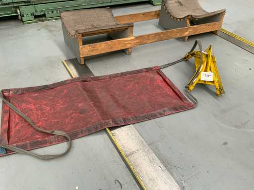 1999 HJ 1000 poutre de levage avec tapis