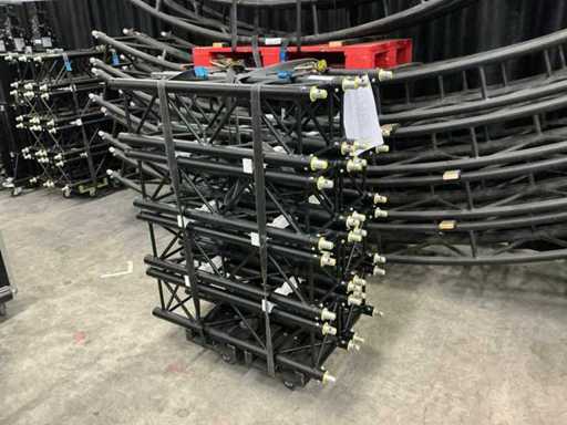 Prolyte H30V 1.0m Zwart Aluminium truss (8x)