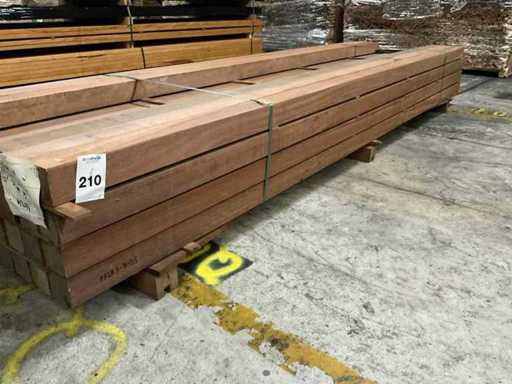 Poteaux d’Azobe rabotés 85x85 mm (39x)