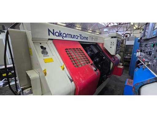 NAKAMURA TOME TW20 MM Twin-Spindle CNC Lathe with Motorized Tools
