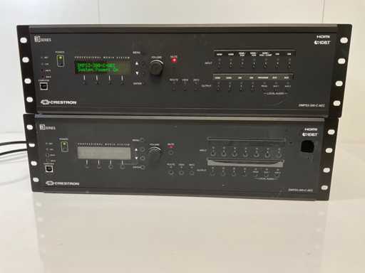 Crestron (DMPS3-300-C-AEC), sistema multimediale per presentazioni professionali serie 300 con interfacce per audioconferenze acustiche (2x)