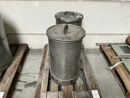 Edelstahl-Schornsteinerhöhung (2x)