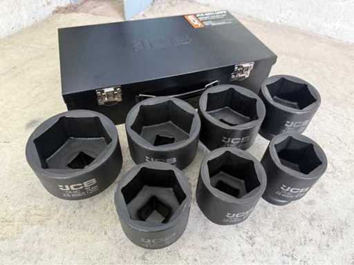 JCB 6-point impact socket set 46 - 75 mm