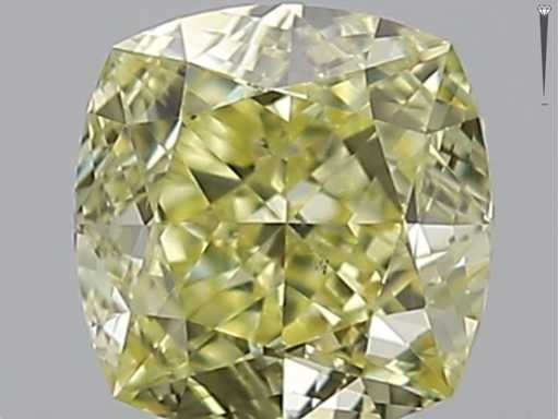 Diamant - 0.40 carat echte fancy colour diamant (gecertificeerd)