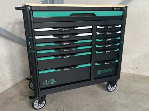 Stahlgruppe SG23 professional filled tool trolley