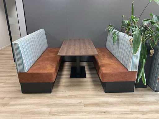 De Arend - Wall bench set with table - 180 x 70 cm (c) 