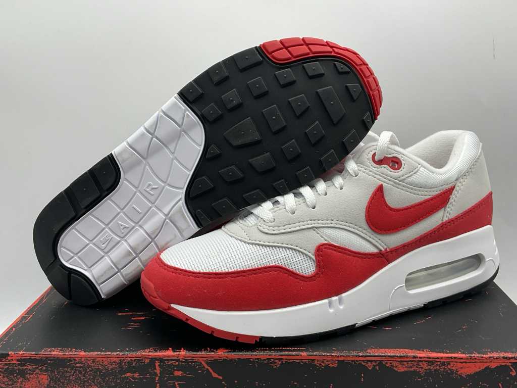 Nike Air Max 1 '86 Big Bubble Sport Red Women Sneakers 38 1/2