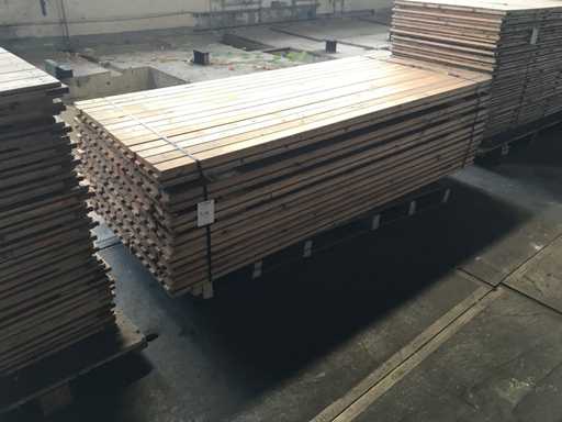 Stâlp intermediar pentru baraca de tip perete, pentru peretele interior (104x)