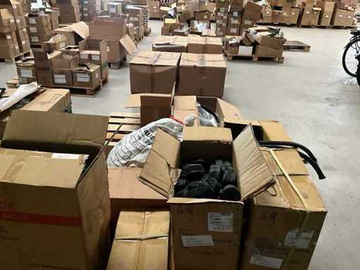 Grote partij fietsonderdelen