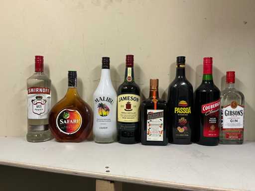 Diverse sterke drank (8x)