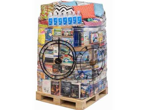 Palette, bestehend aus 600 bis 800 neuen Basargegenständen jeglicher Art