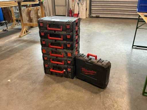 Mixed Lot of Empty Milwaukee Suitcases (7x)