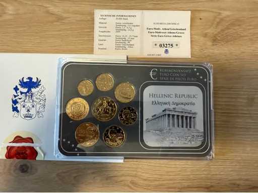 Euro Coinset Verguld Portugal