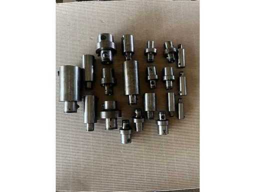 Komet - Diverse adapters, spindels (ABS), dubbele snij- / boorkop
