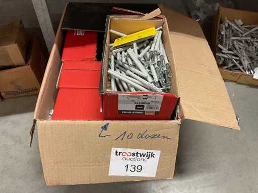 10 boîtes de bouchons d’impact