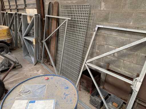 Hout betonschutting frames (30x)