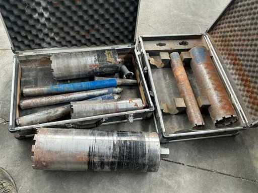 Various diamond drills (8x)